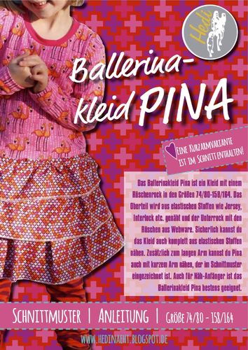 Papierschnittmuster Ballerinakleid Pina