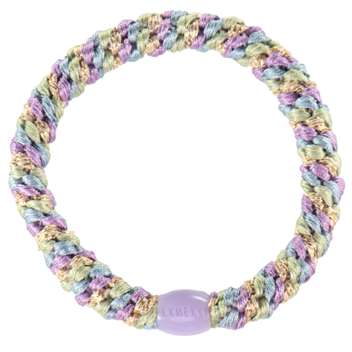 Kknekki Haargummi - Lavender Seablue Glitter