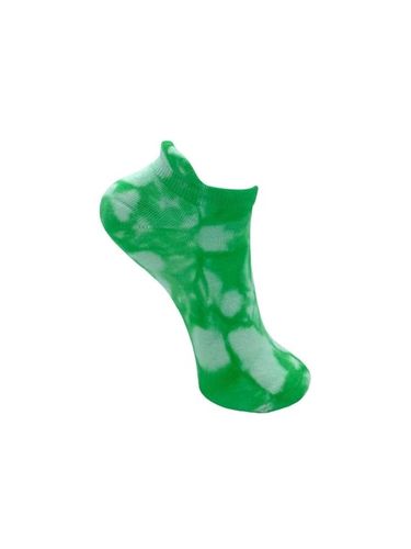 Socken: "Ancle Sock Grün Tie DYE" - Onesize