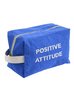 Pouch Cube Organic Cotton Positive Größe S - Bleu