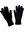 Kuschelset: Schal, Handschuhe und Mütze mit Angora - schwarz